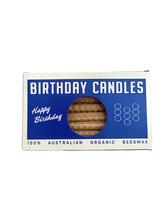 Beeswax Birthday Candles