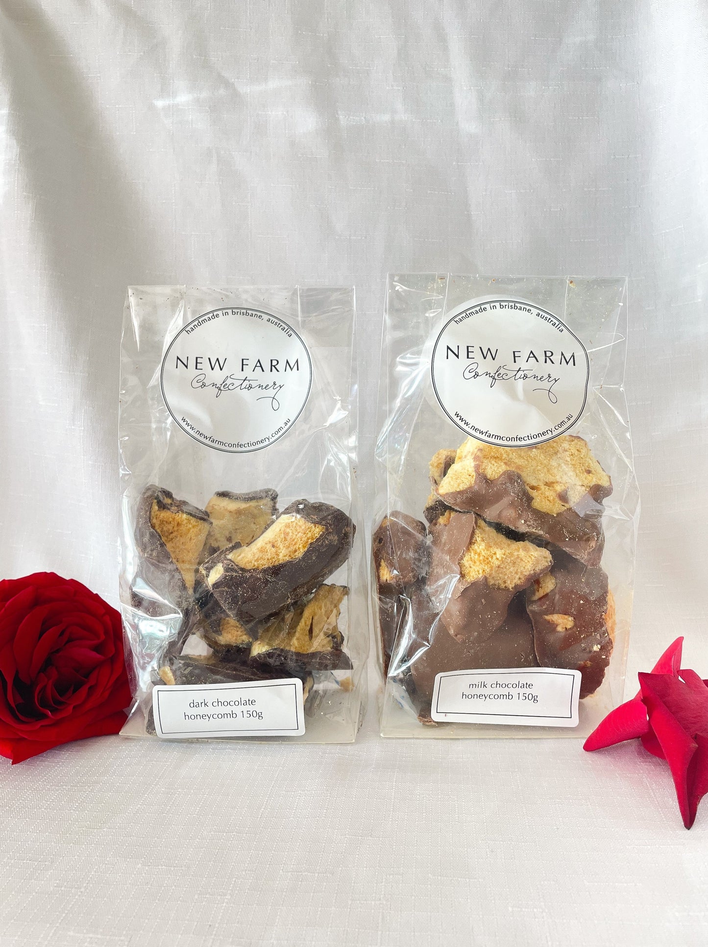 Chocolate Dipped Honeycomb 150g┃New Farm Confectionary